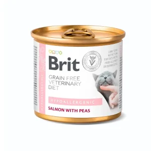 Brit GF Verinary Diet Cat Can Hypoalergenic, lata 200 grs.