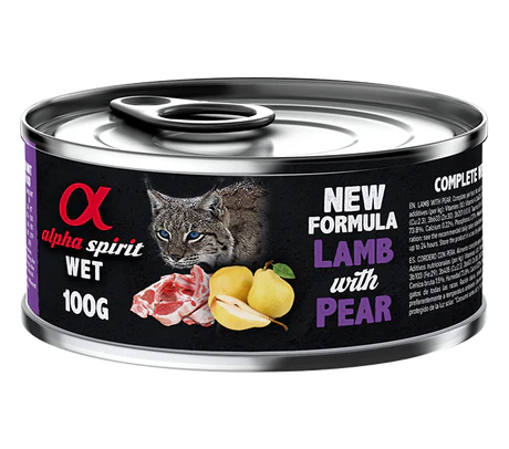 Paté de Cordero con Pera para Gatos