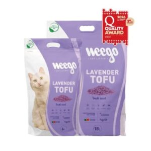 WEEGO Gato Litter Lavanda TOFU 2kg