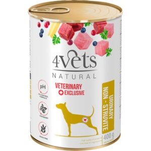 4VETS Urinary Dog Latas (6unds x 400grms)