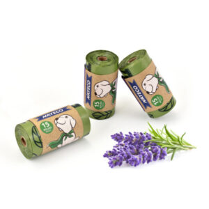 20 Rollos de 15 Bolsas Higiénicas Aroma Lavanda Bio